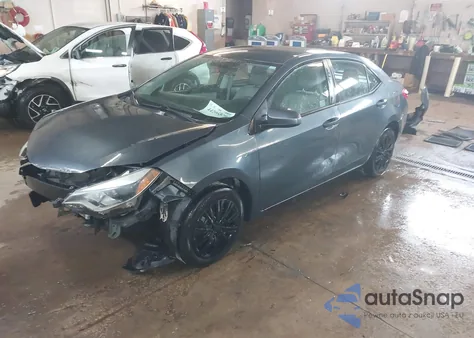 2016 Toyota Corolla Le z USA, uszkodzony, nr VIN 2T1BURHEXGC492814